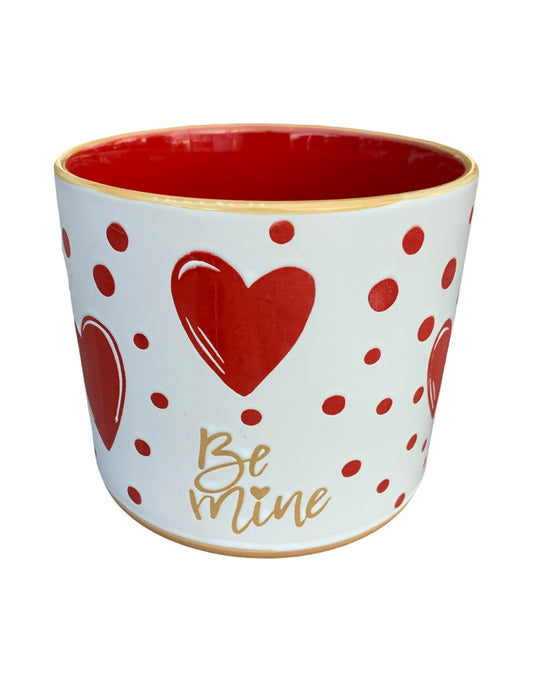 Be Mine/Red Dots Pot