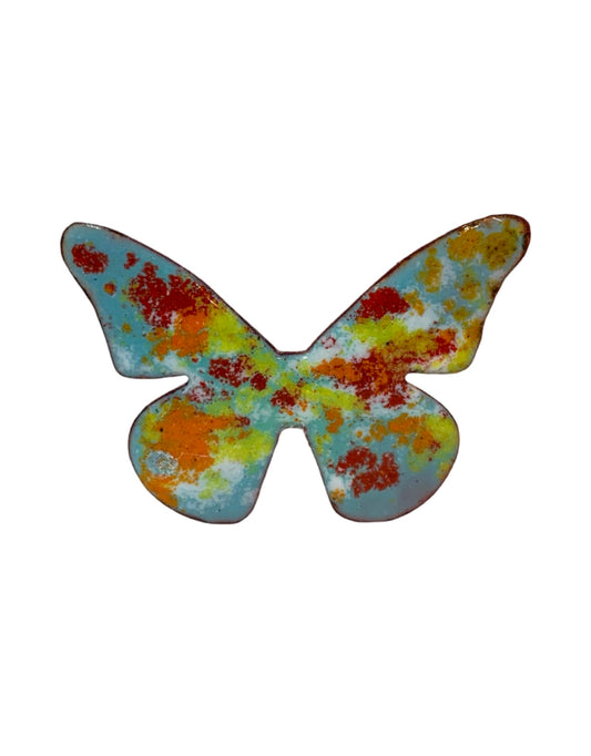 Copper Enamel Butterfly