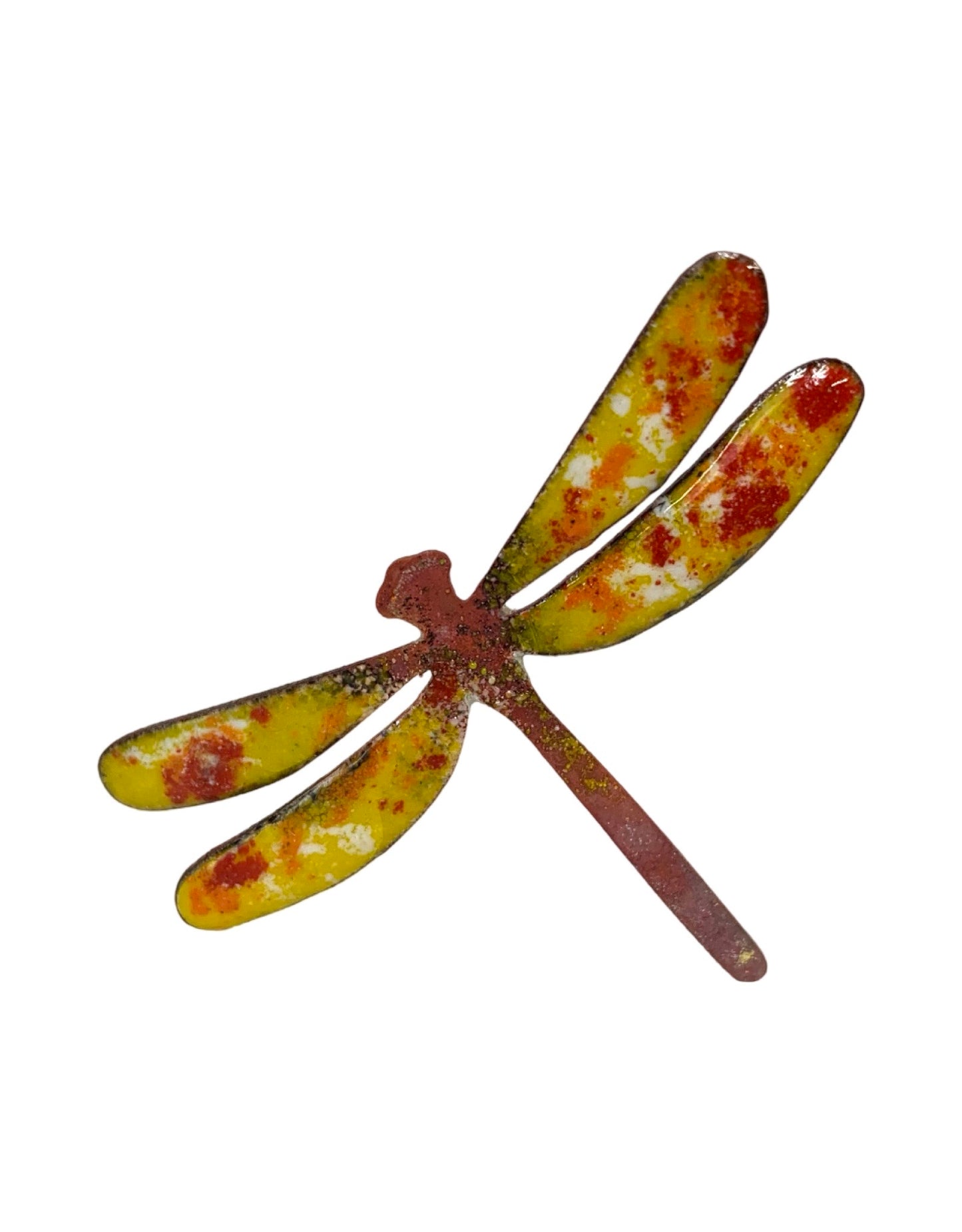 Copper Enamel Dragonfly