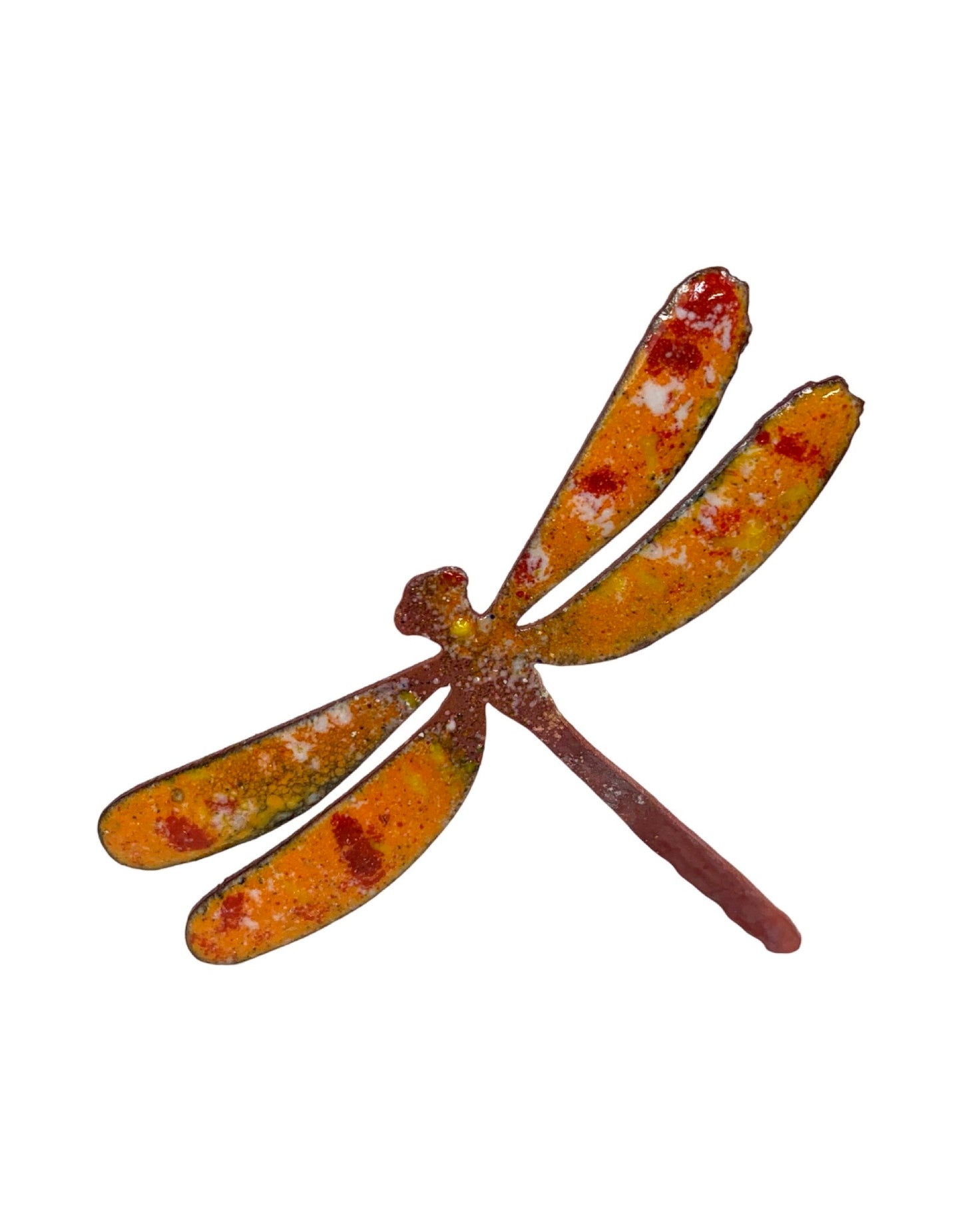 Copper Enamel Dragonfly