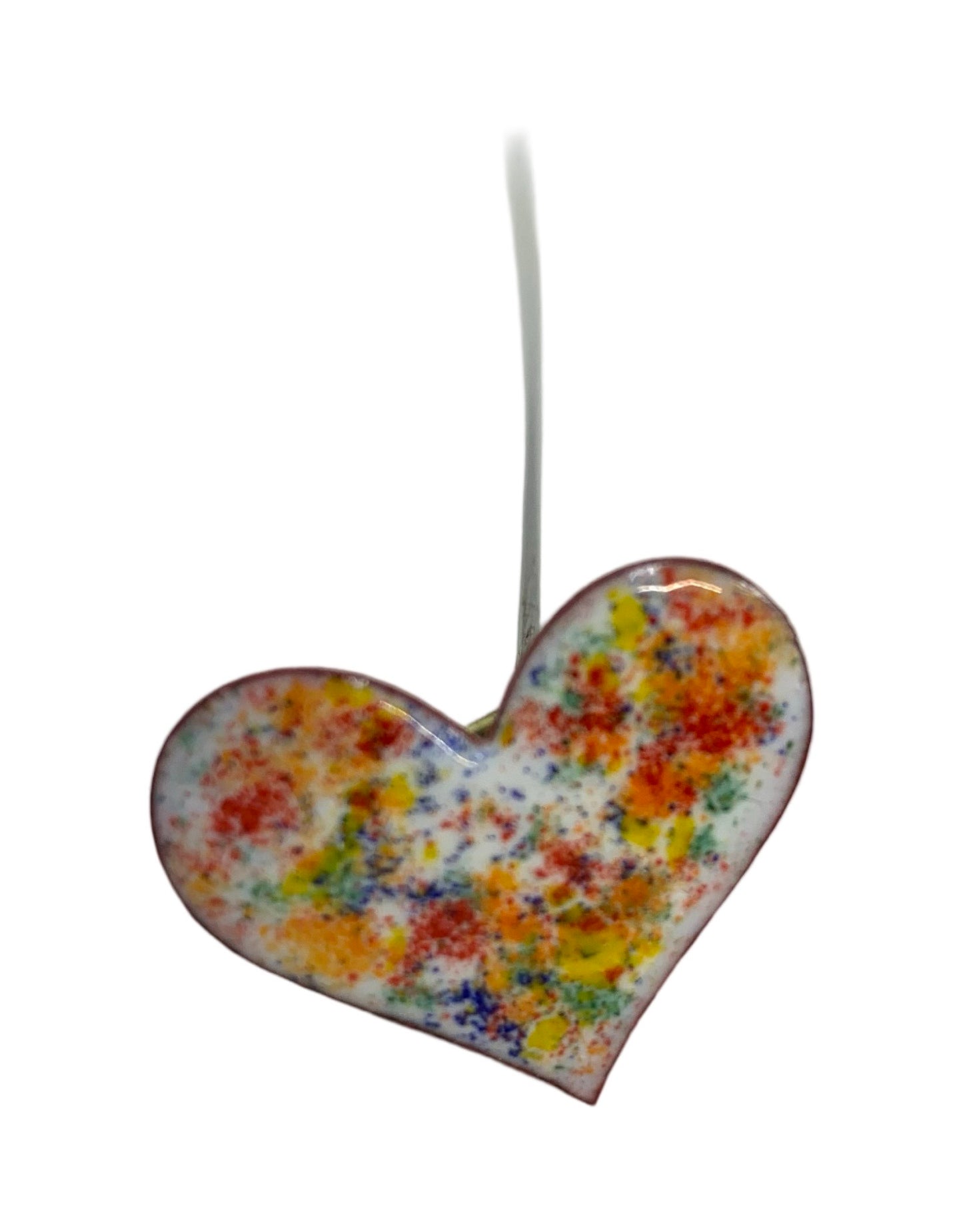 Copper Enamel Heart