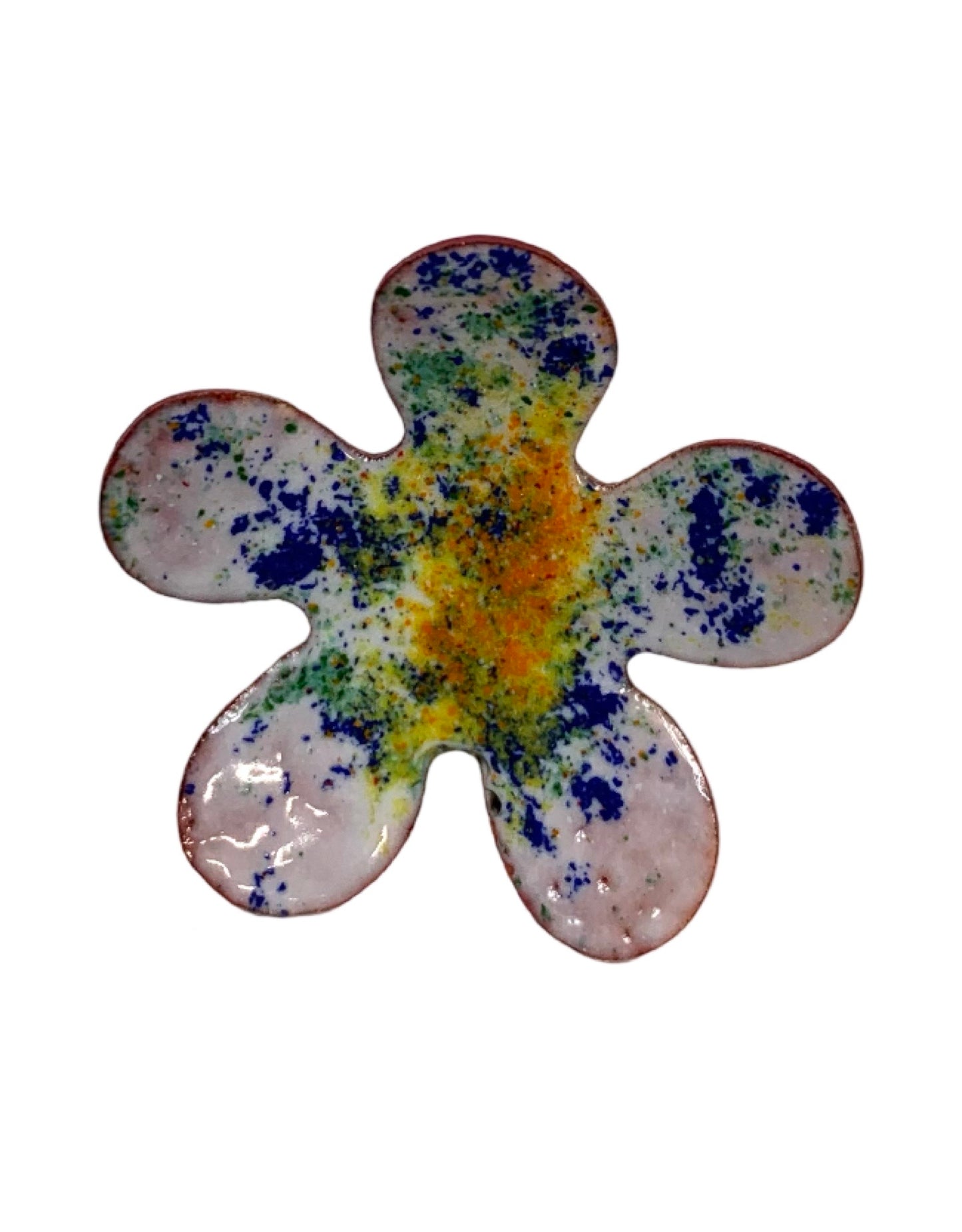 Copper Enamel Flower