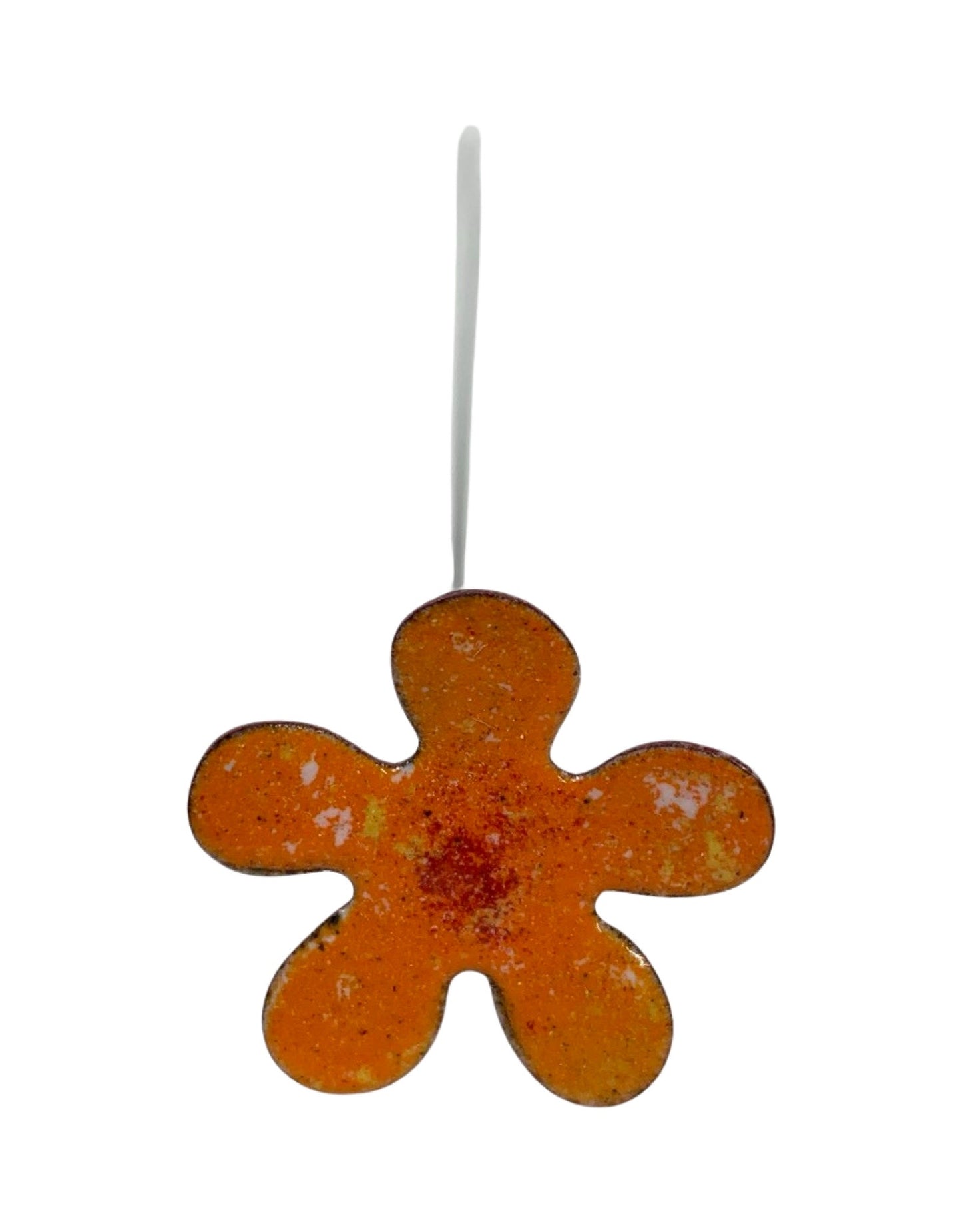 Copper Enamel Flower