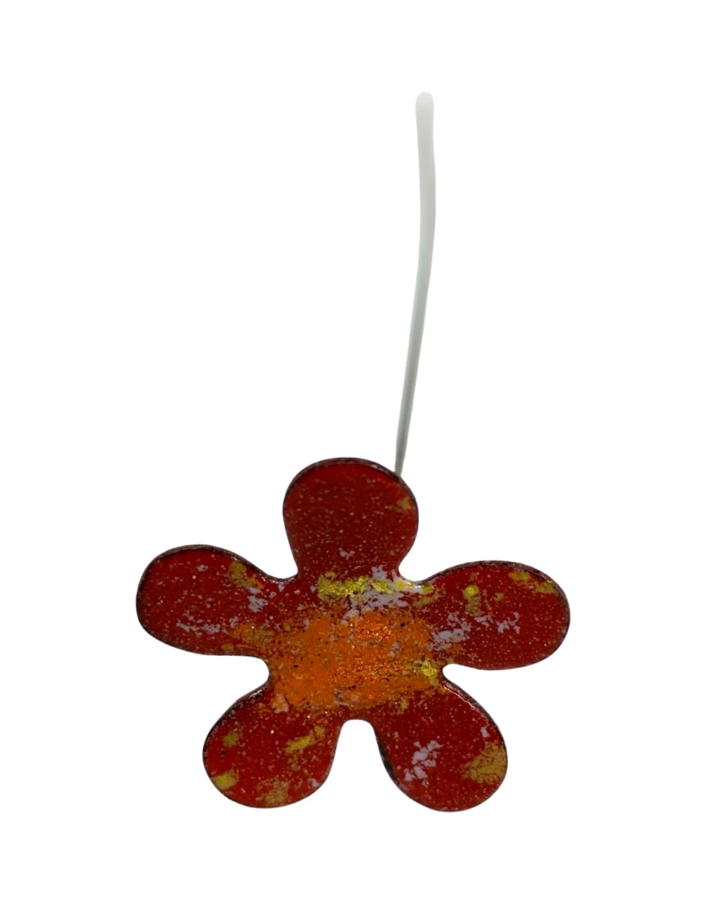 Copper Enamel Flower