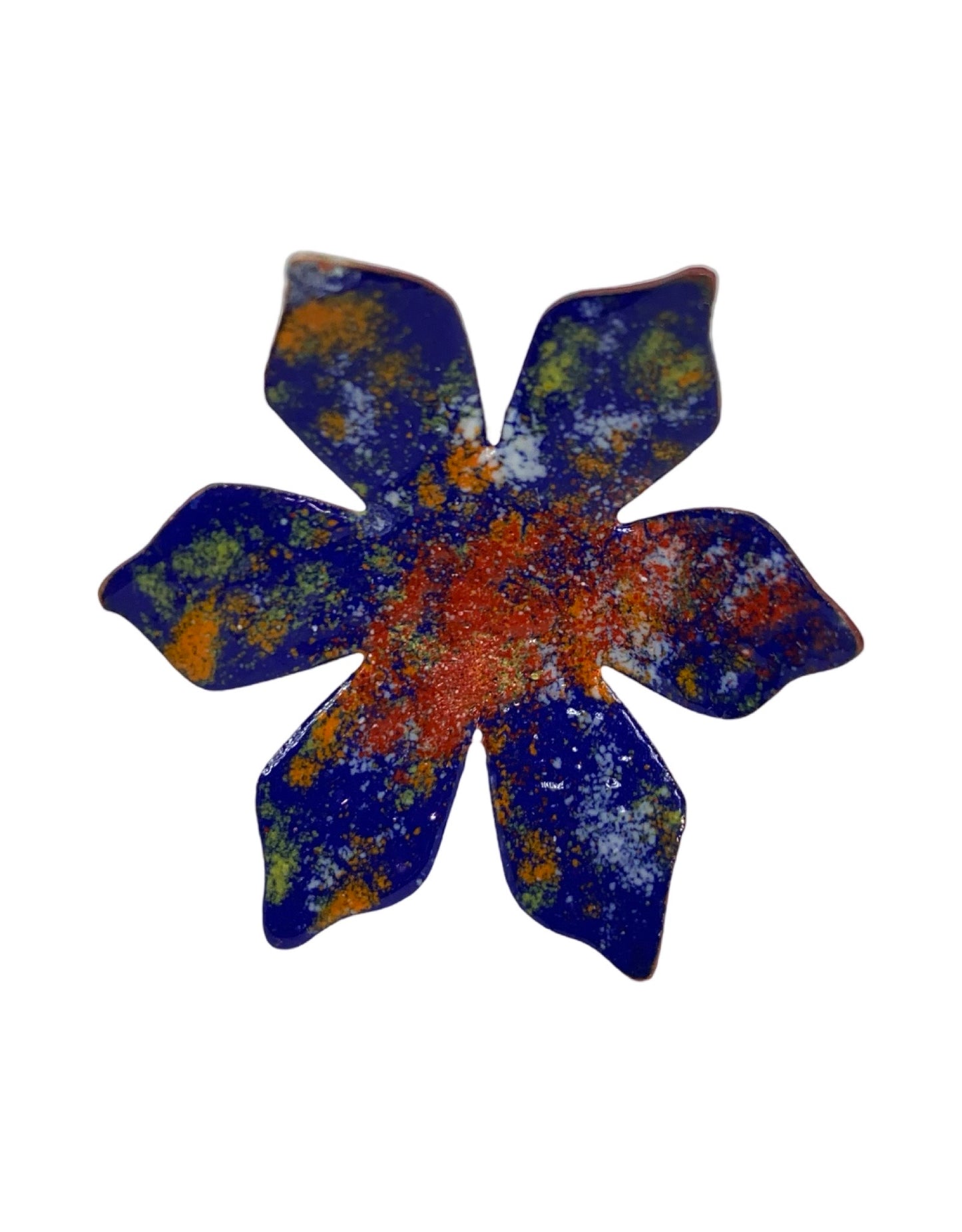 Copper Enamel Flower