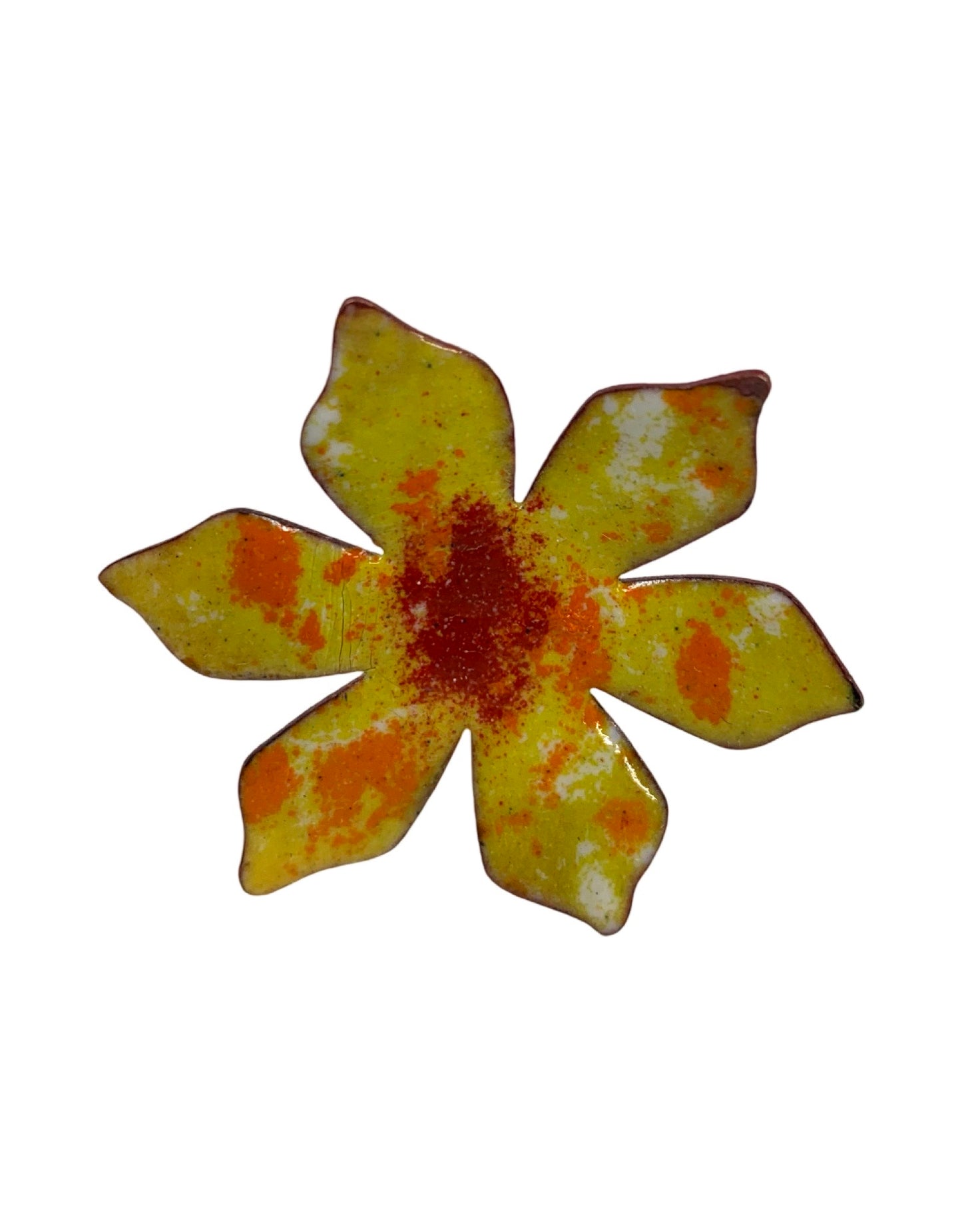 Copper Enamel Flower