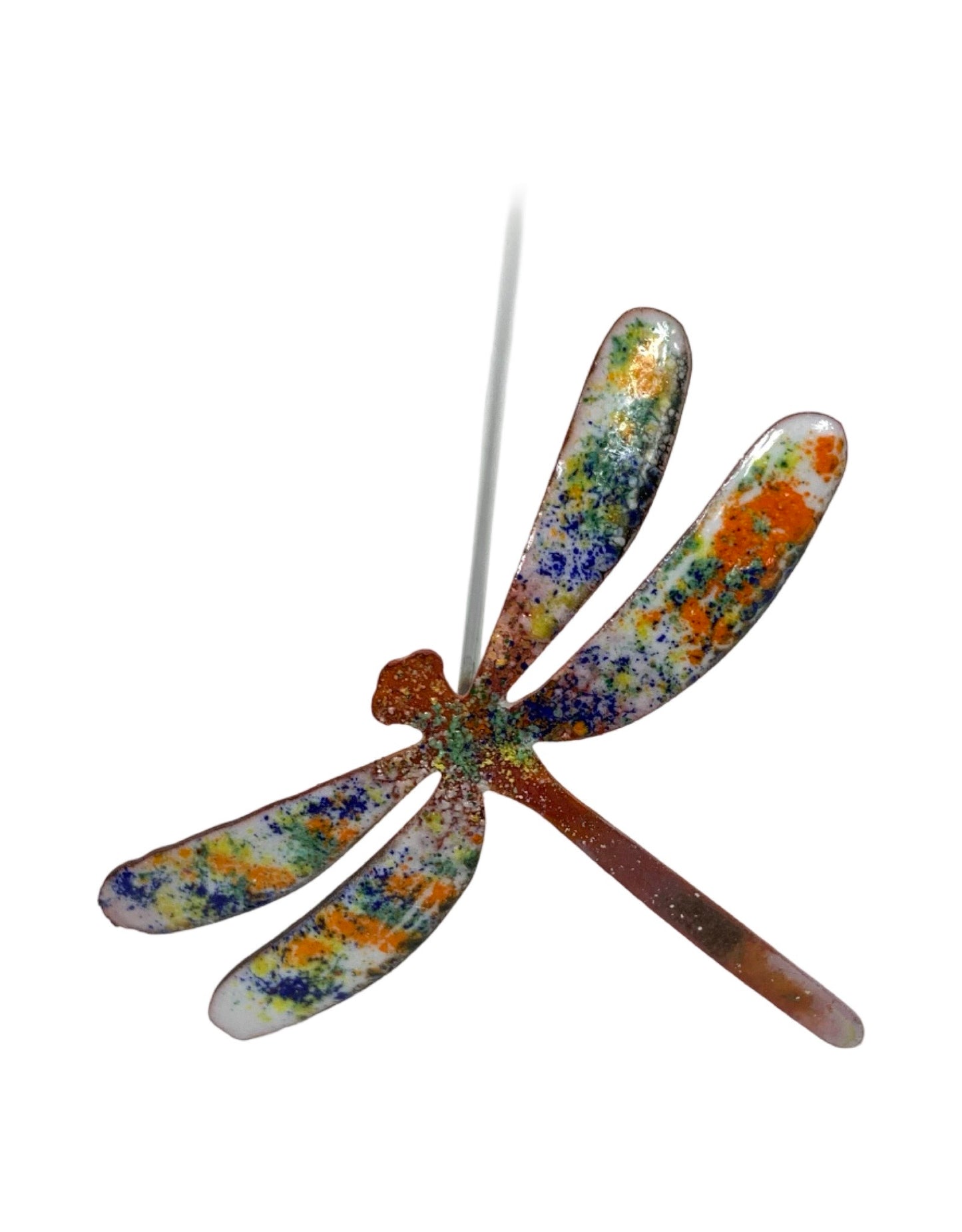 Copper Enamel Dragonfly