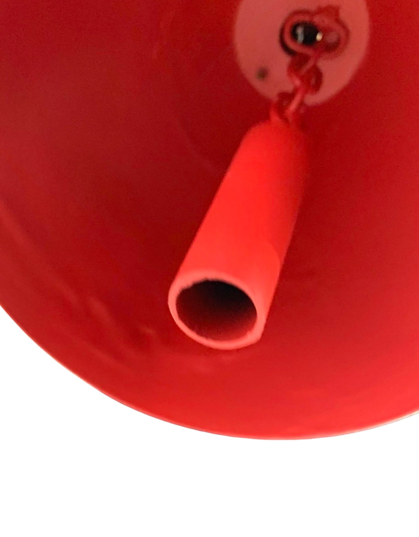 Bell Dome Matte Red 5 Inch