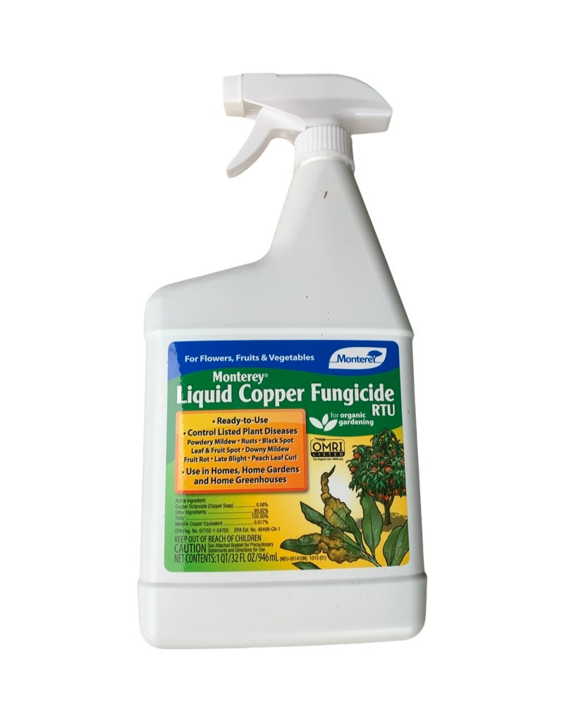 Monterey Liquid Copper Fungicide RTU 32 oz.