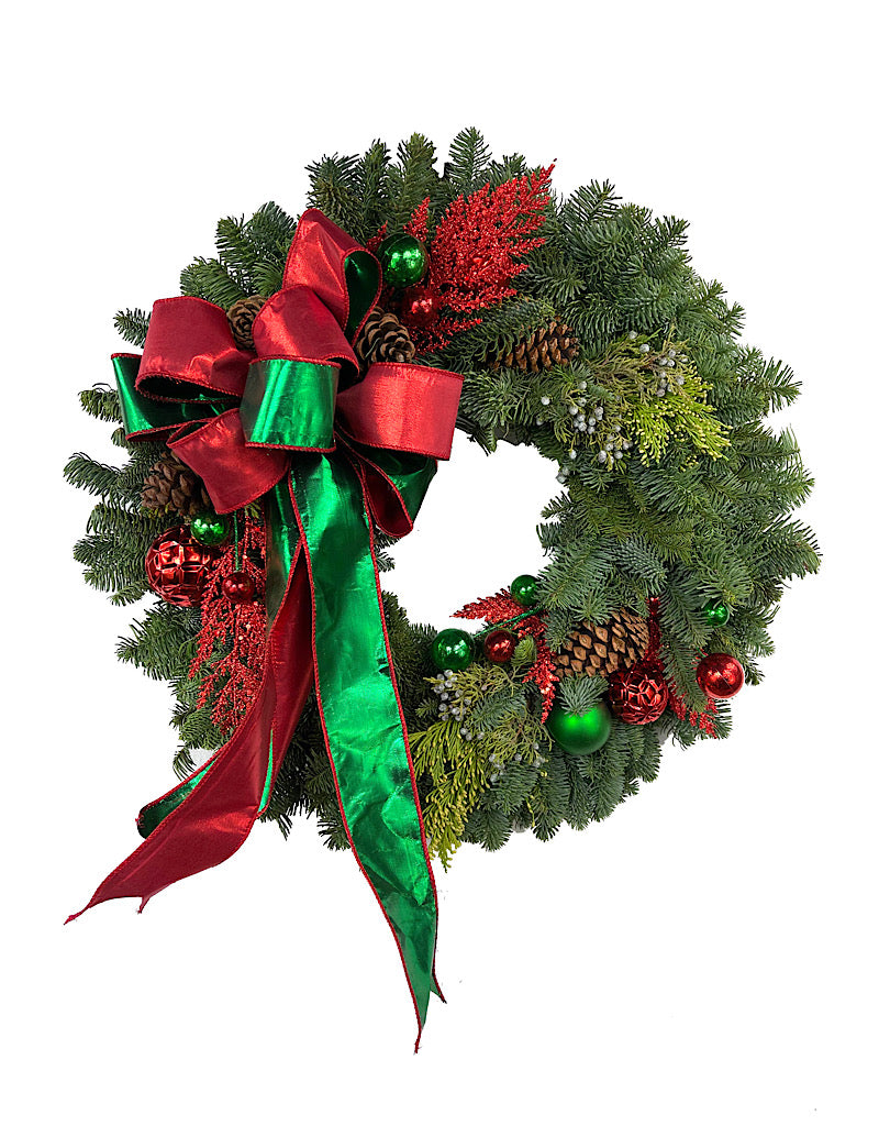 Designer Holiday Wreath 24 Inch #1