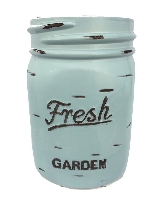 Mason Jar Pot - Blue - Large