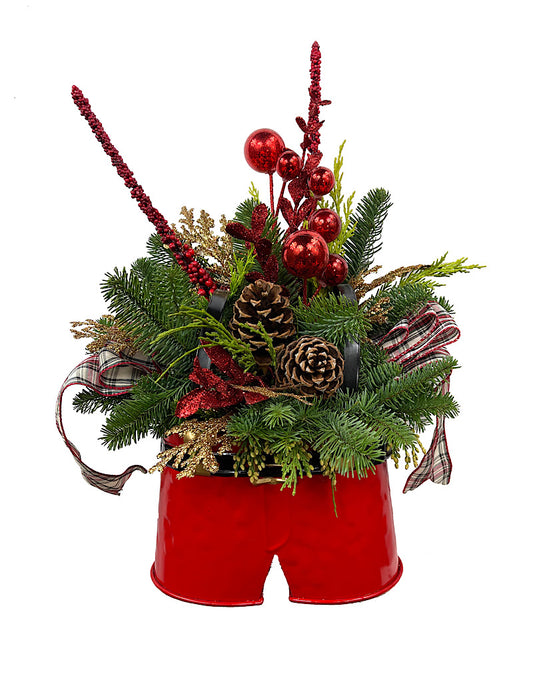 Designer Holiday Planter #1