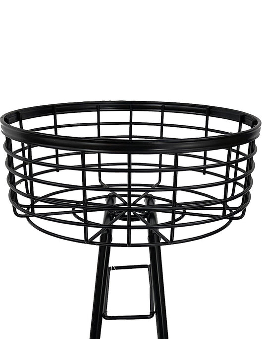 Wire Basket Plant Stand 24 Inch