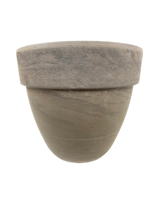 Pot TC Dark Marble Lavante Basalt 8 Inch