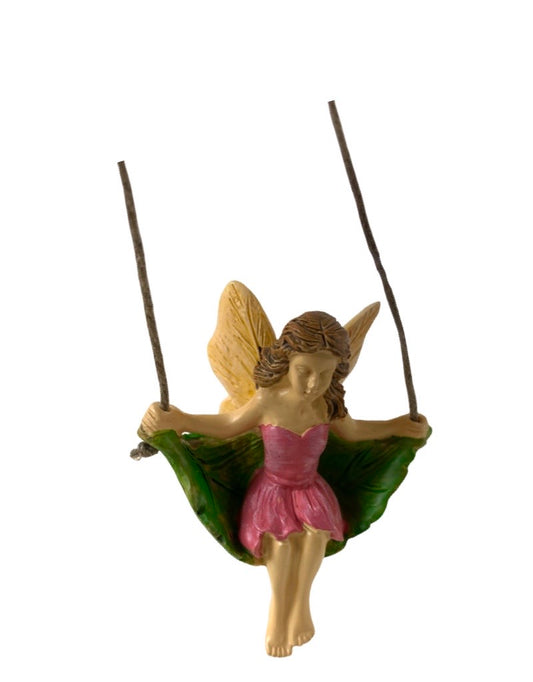 Fairy Swinging in Leaf