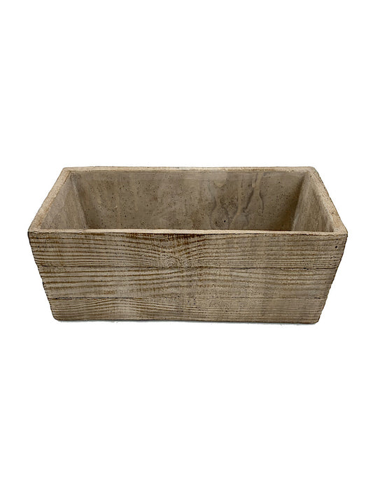 Bywood Rectangle Pot  6 Inch