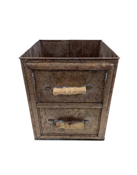 Champagne Drawer Planter W/ Handles  Large