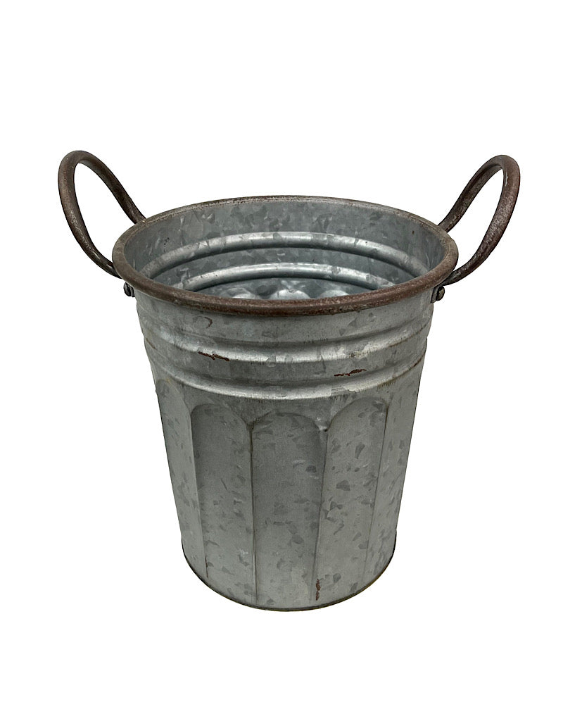 Metal Milk Pail 9 Inch