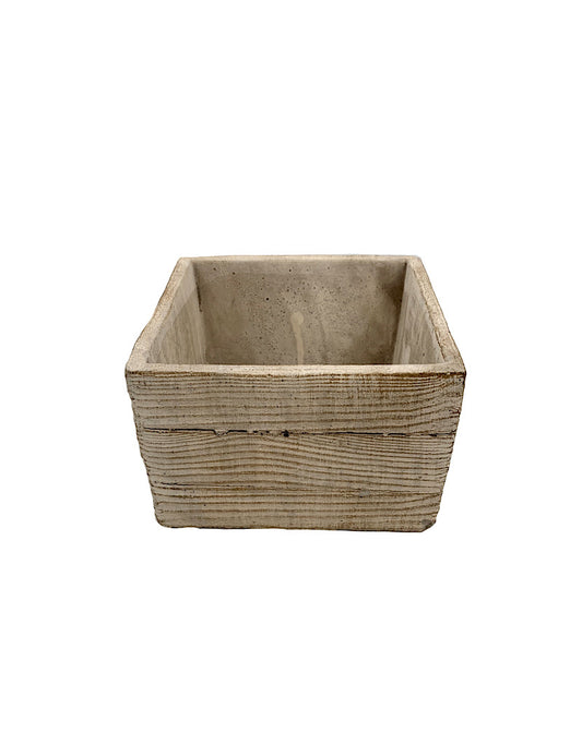 Bywood Low Square Pot  6 Inch