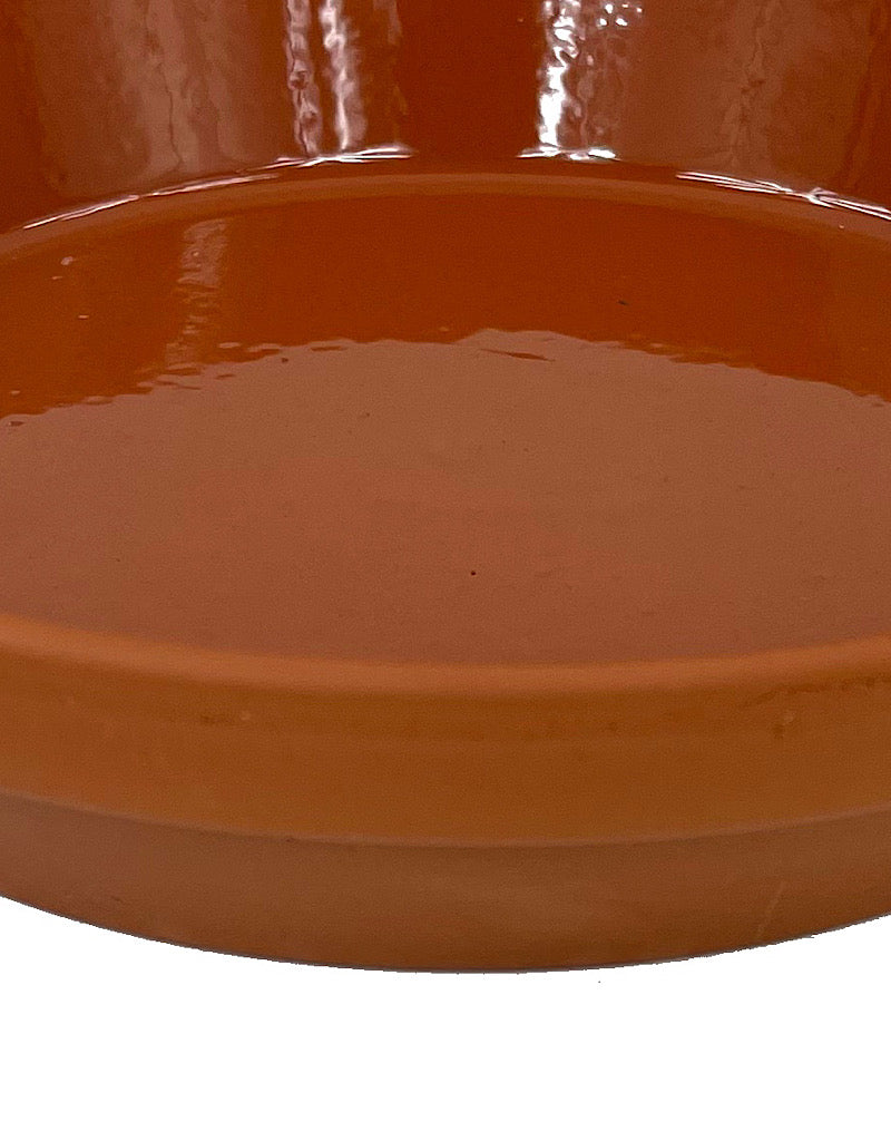 Glazed Terra Cotta Saucer