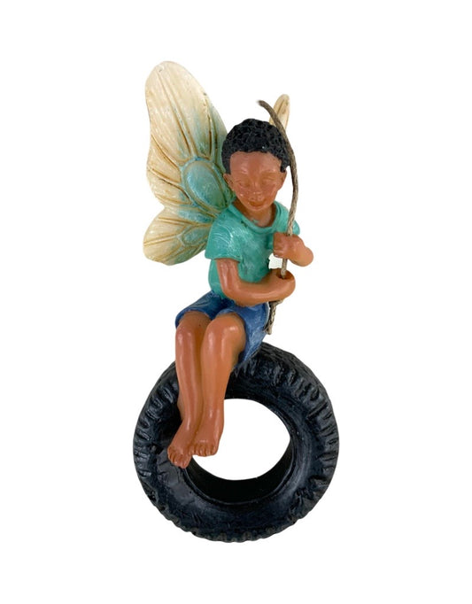 Fairy on Tire Swing